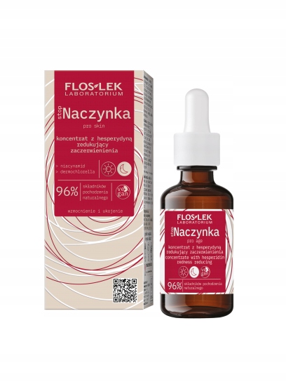 Floslek stopNACZYNKA Koncentrát s hesperidinem redukující zarudnutí