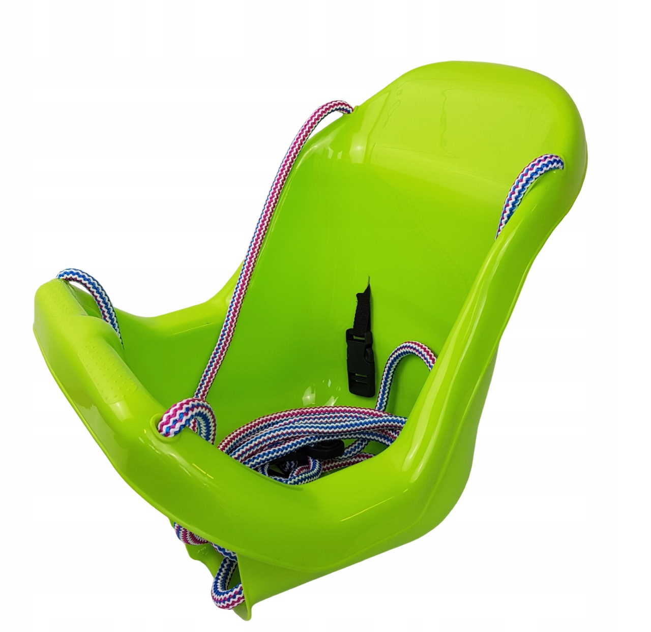 HUŚTAWKA KUBEŁKOWA PLASTIKOWA FOTELIK DLA DZIECI Kod producenta 19315-CZERWONY