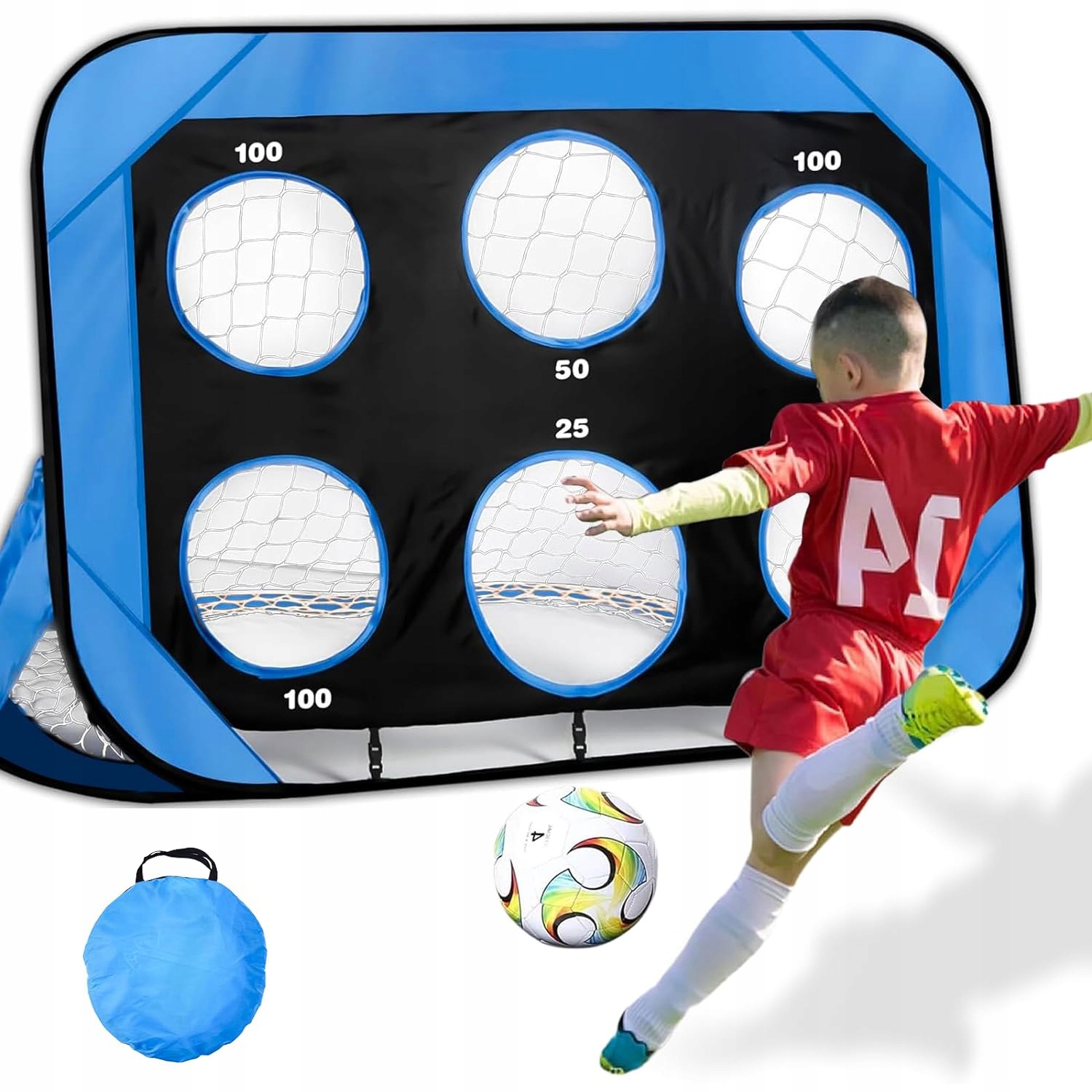 Skládací Branka Pro Děti, Fotbalové Branky, 4 Režimy S Zahradní Taškou