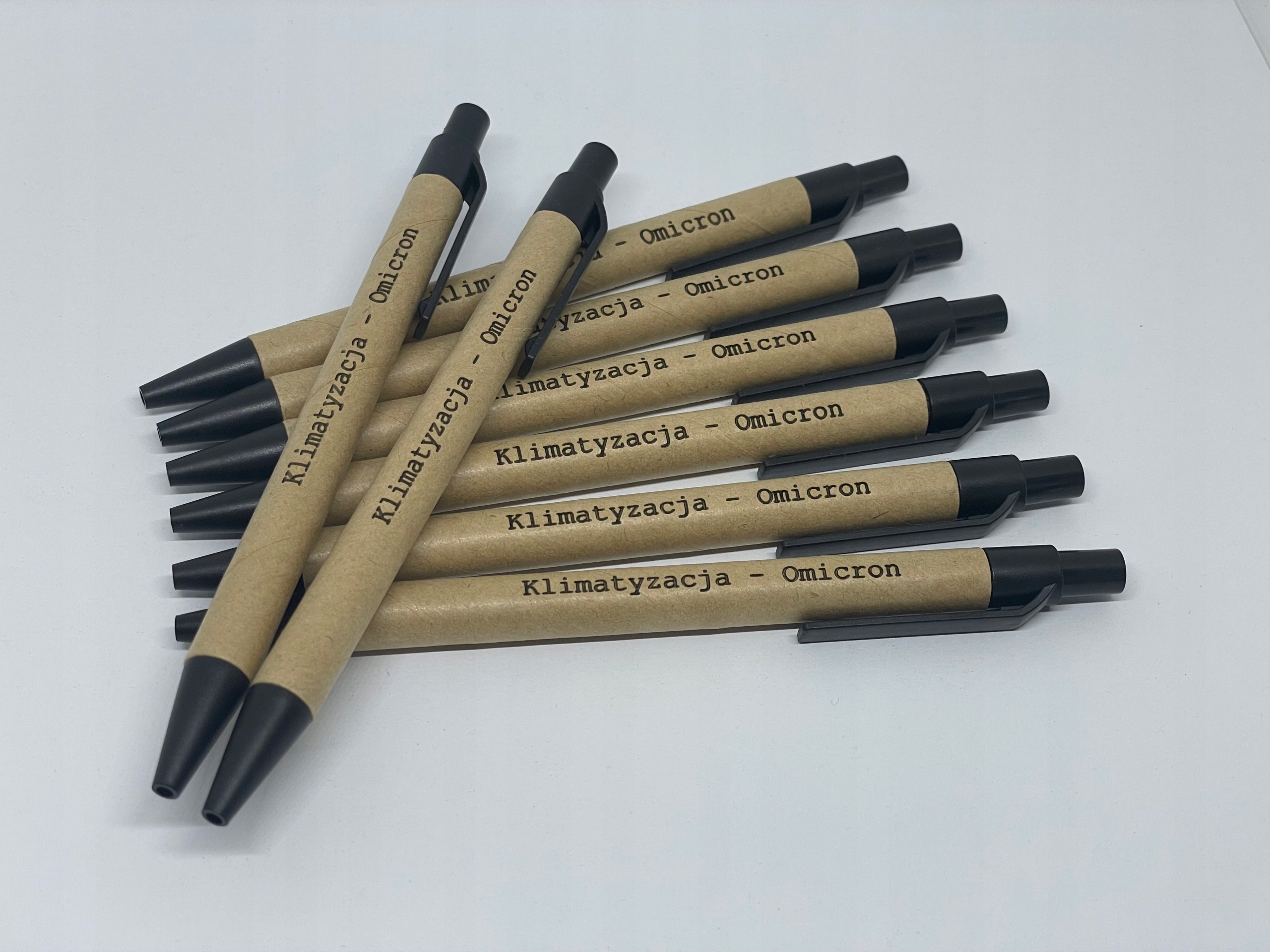 Długopisy reklamowe ECO z TWOIM GRAWEREM 20 szt. GRAWEROWANE LASEROWO Marka bez marki