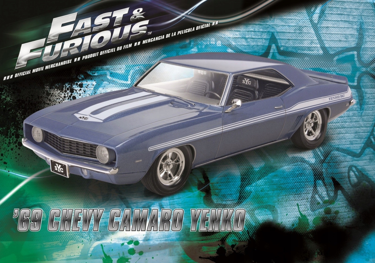 Revell Fast & Furious 1969 Chevy Camaro Yenko 1:25 Model