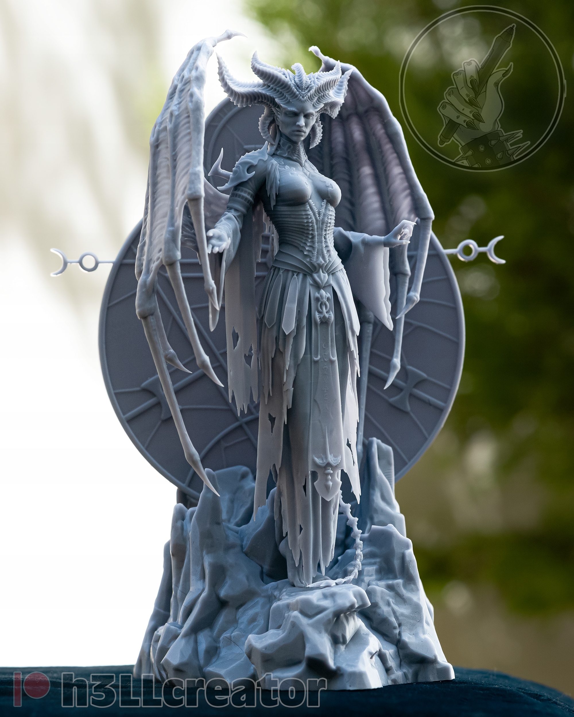 Figurka Lilith Diablo 4 h3LL creator 3D tisk 12K