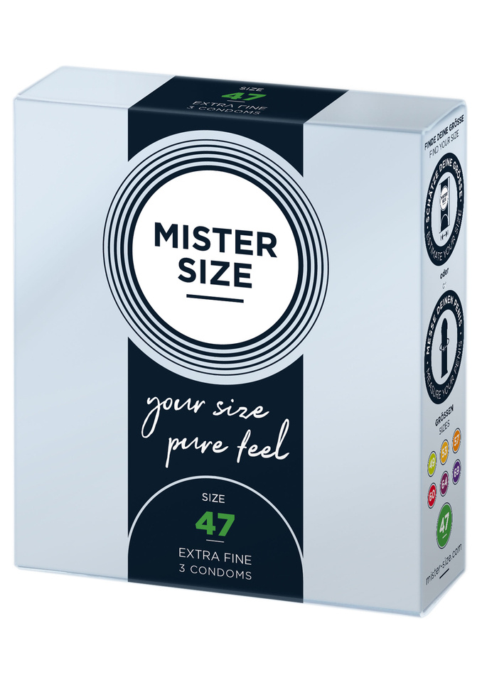 

Prezerwatywy Mister Size Dopasuj Swój Rozmiar 47