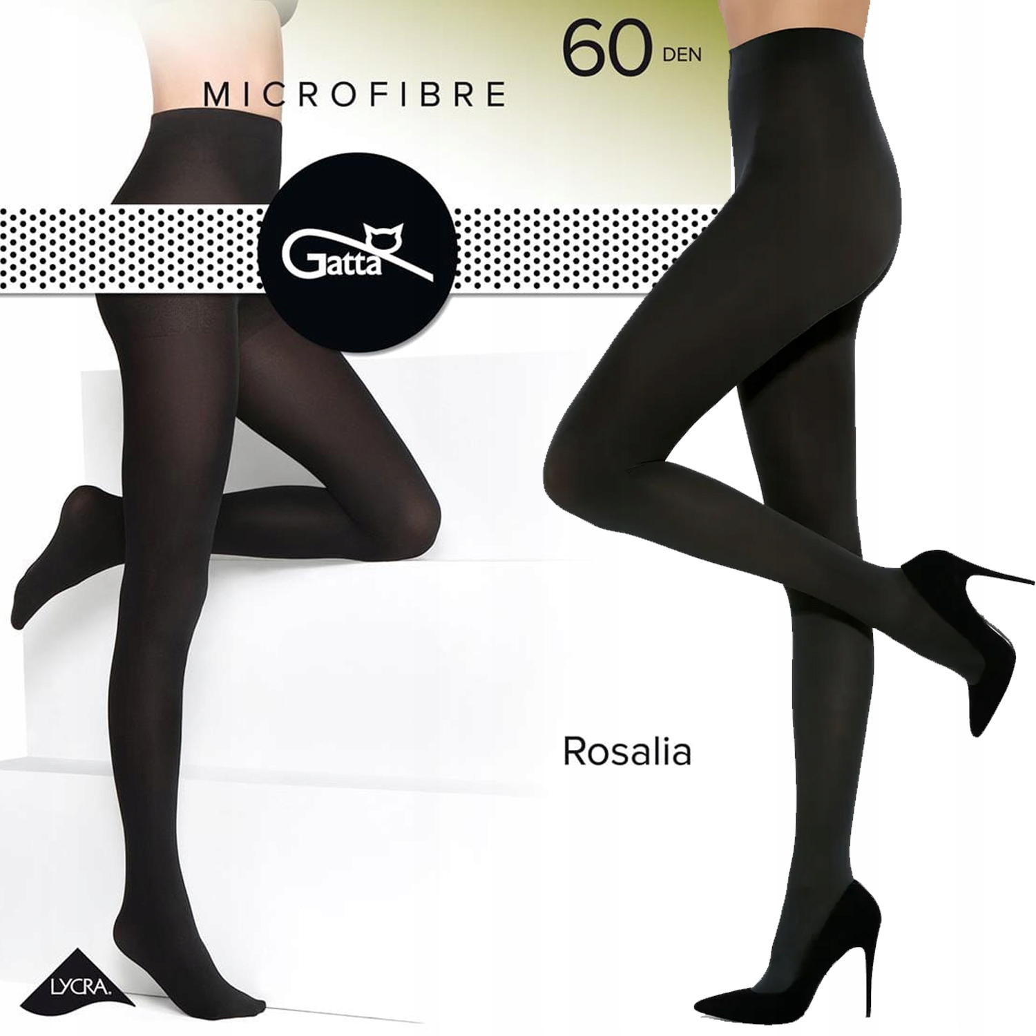 

GATTA-ROSALIA-Rajstopy mikrofibra 60den roz.5-XL