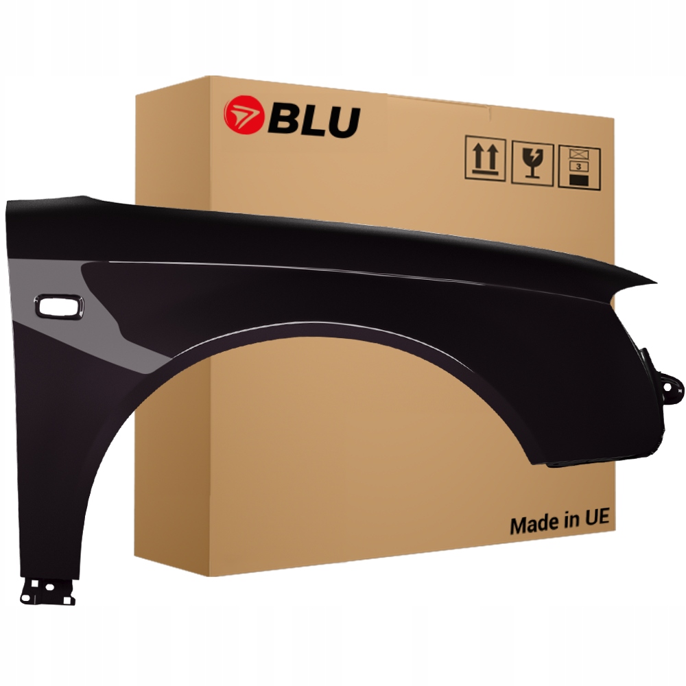 Blu Blatník Audi A4 B7 LZ9X pravý černý 04-08 přední Pozink CherrySchwarz