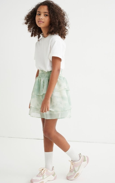 

H&m Spódnica z falbanami roz 146-152 cm