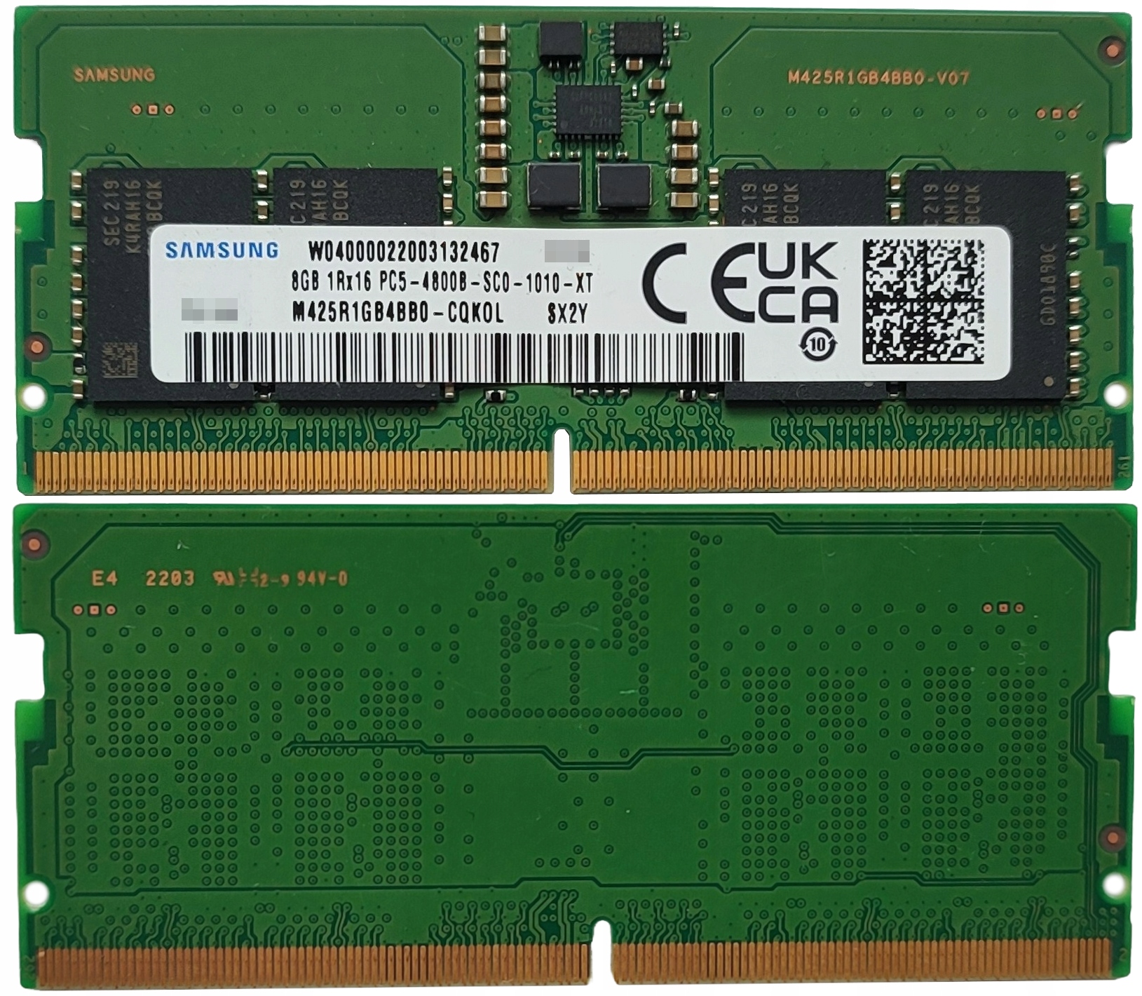 (n) 8GB 1*8GB Samsung DDR5 4800MHz 1,1V M425R1GB4BB0-CQKOL