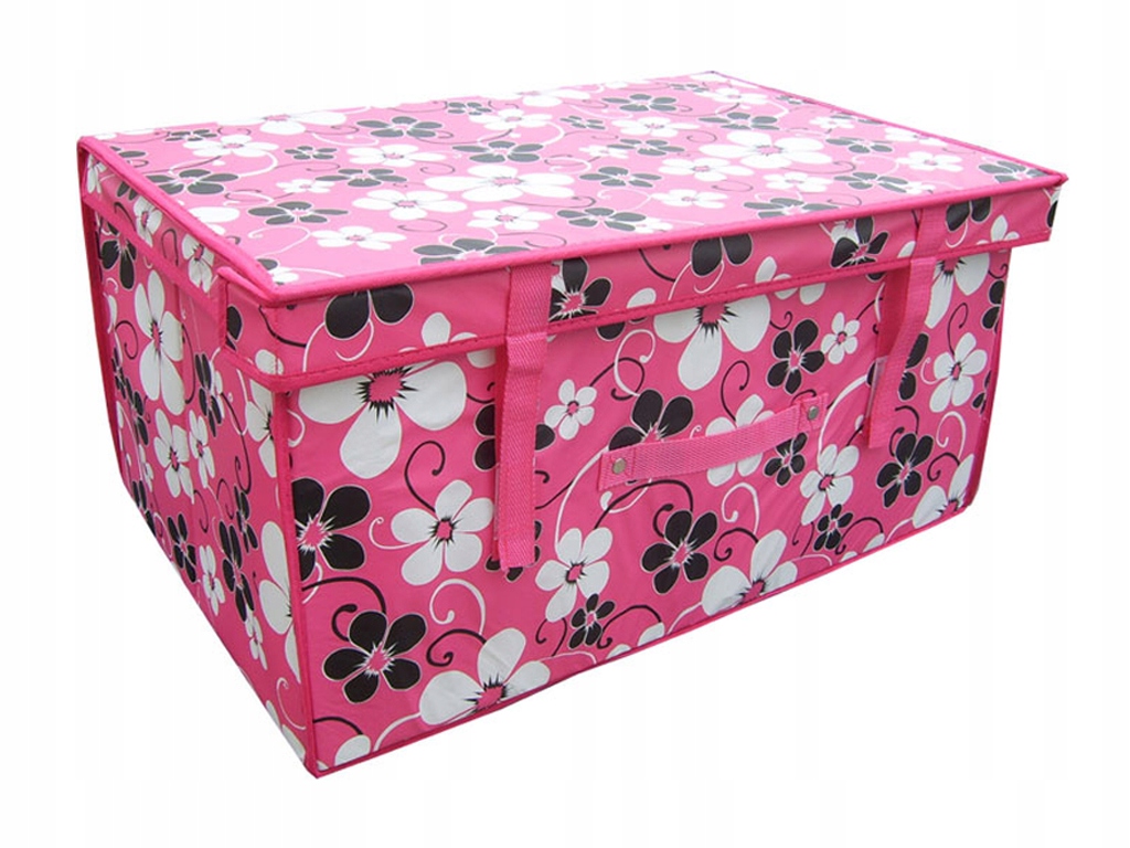 

Kufer Tekstylny Pudło Pojemnik Kwiaty Róż XL