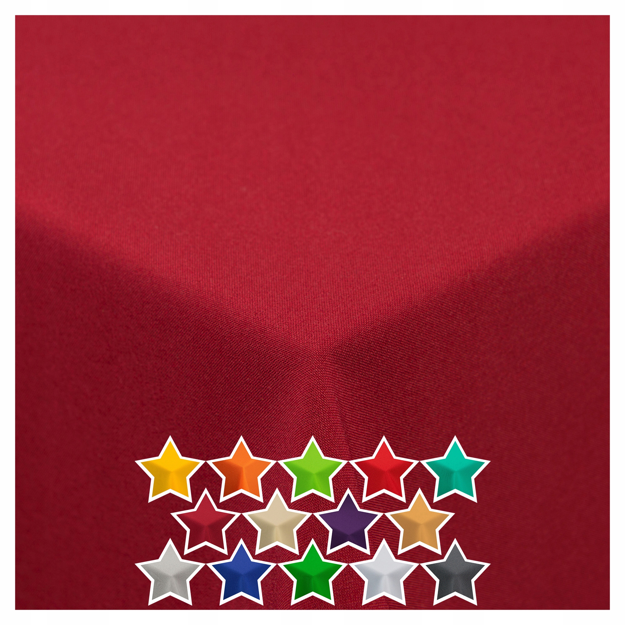 ELEGANCKI GŁADKI PROSTOKĄTNY OBRUS BORDOWY 140X240