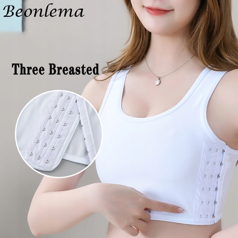 Beonlema Binder Chest Trans Transexual Transgenero Materiał dominujący poliester