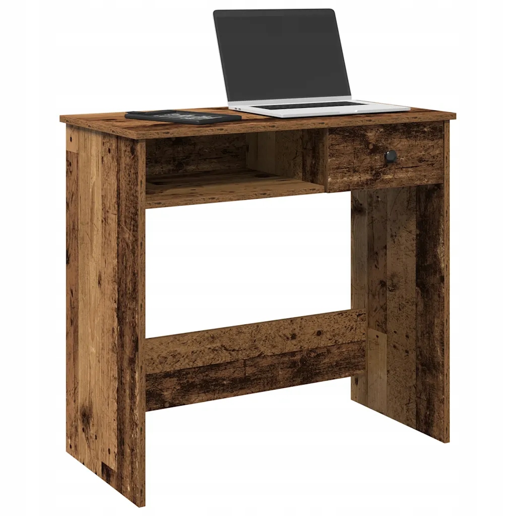 vidaXL Psací stůl old wood 80 x 40 x 75 cm kompozitní dřevo