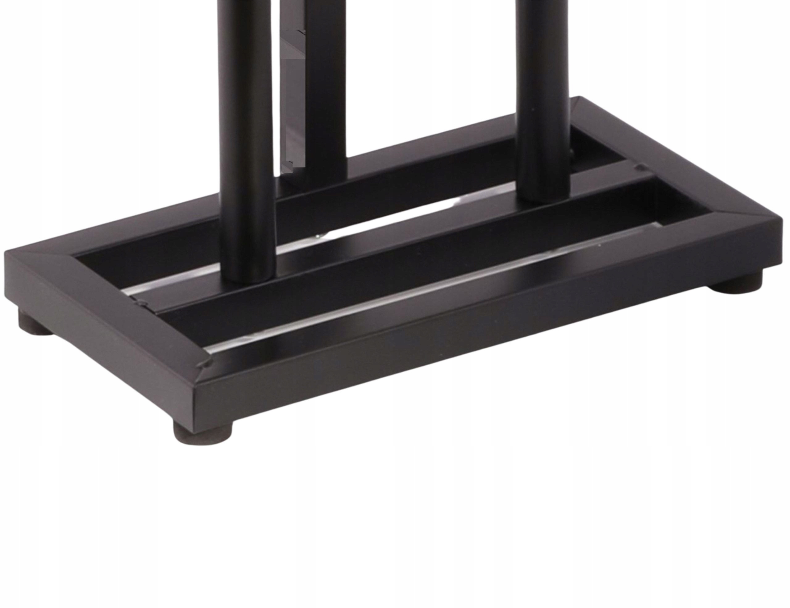 Stojak wieszak na PAPIER TOALETOWY zapas DO ŁAZIENKI czarny mat łazienkowy Linia PAP