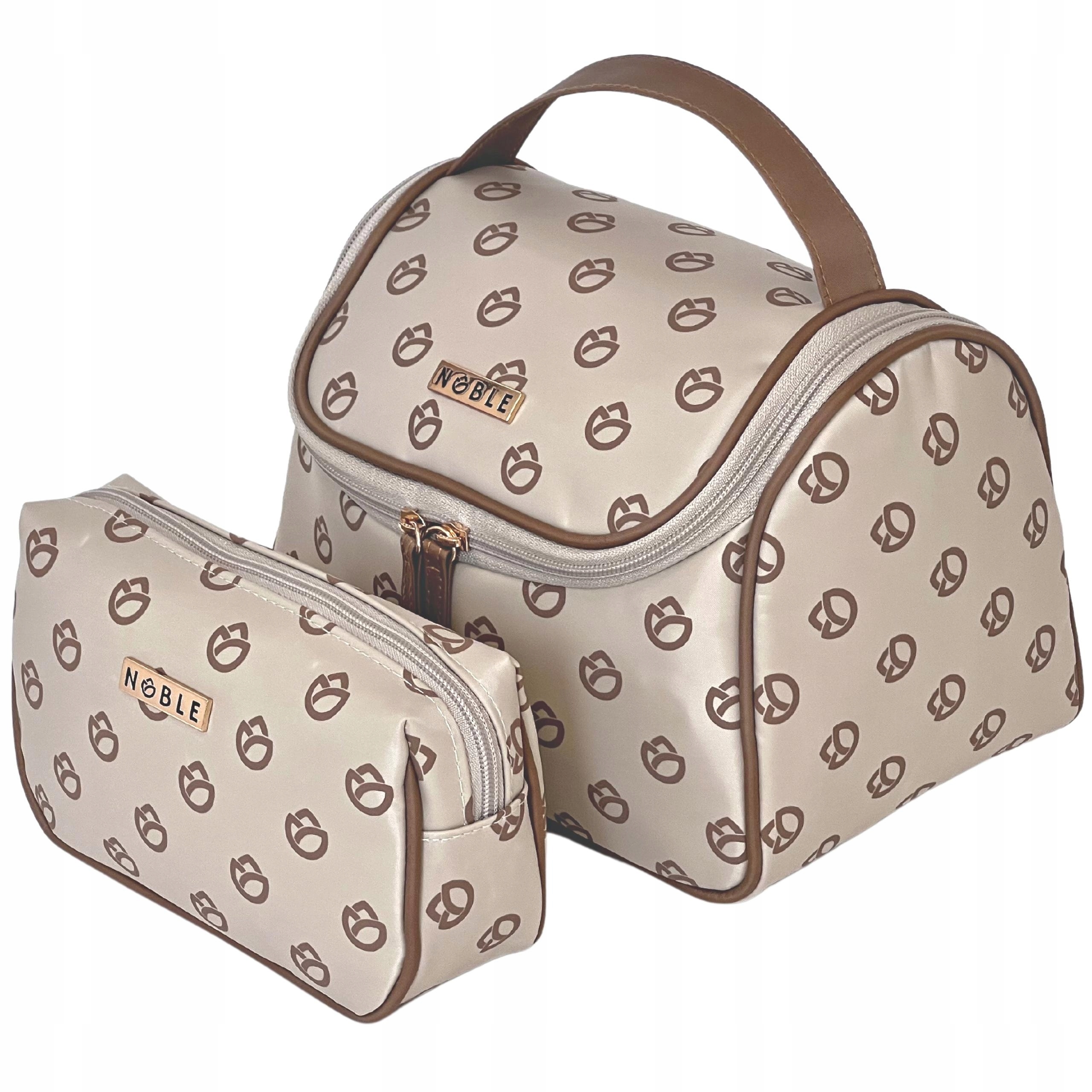 2x dámská kosmetická taška kufřík, organizér na kosmetiku, cestovní sada Noble