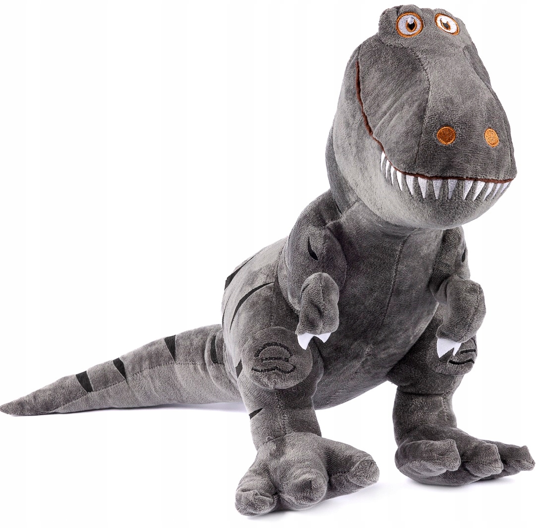 Duży Dinozaur Dino Pluszowa Maskotka Przytulanka Dla Dzieci 100 CM Szary