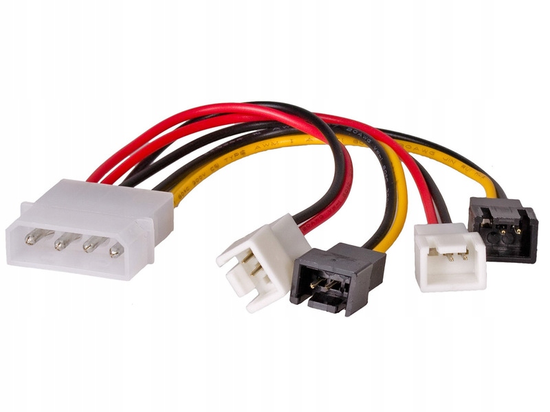 

Adapter Molex 2 x 3-pin 12V 2 x 3-pin 5V 0.15m