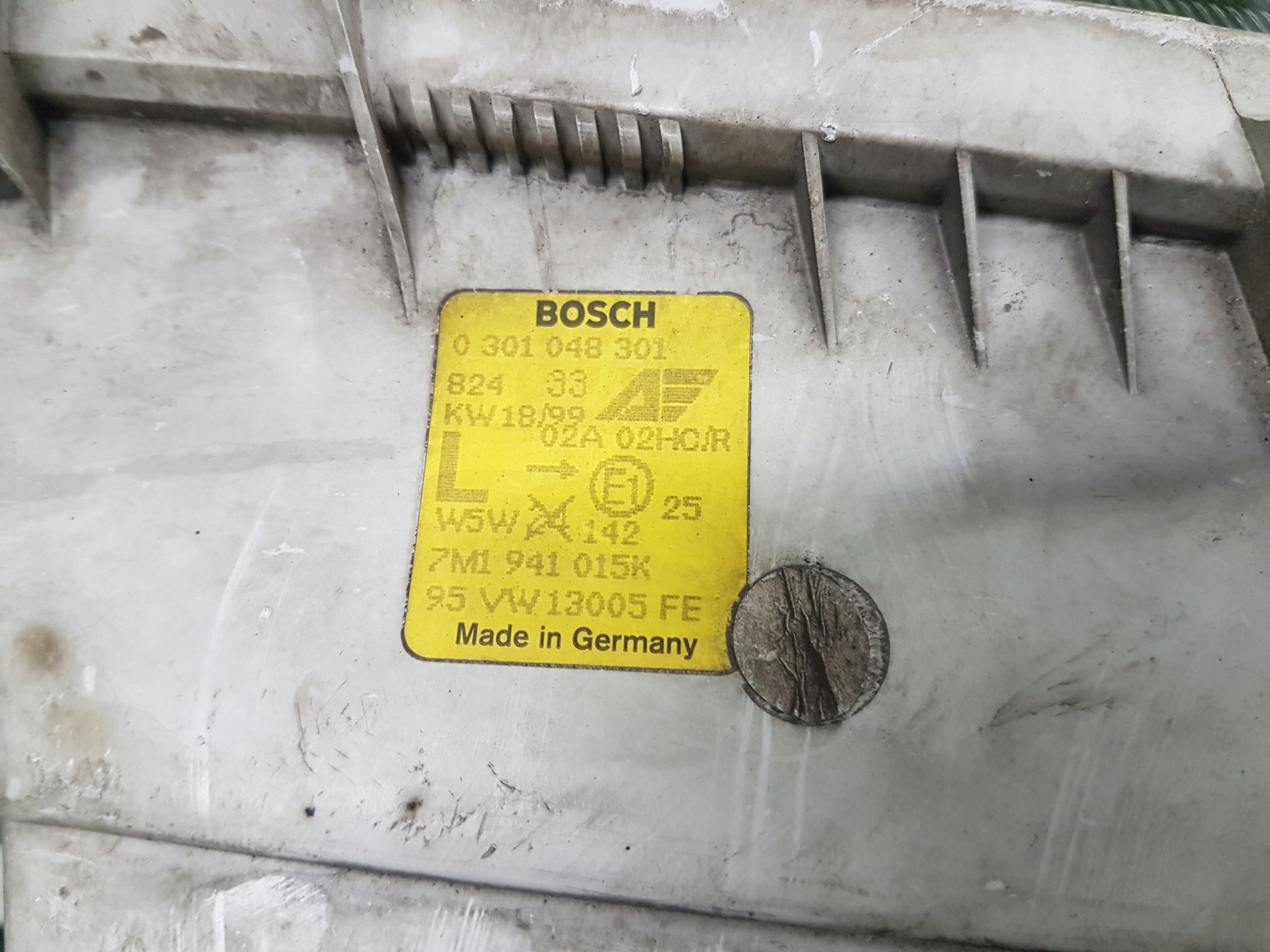 light left front VOLKSWAGEN SHARAN 1