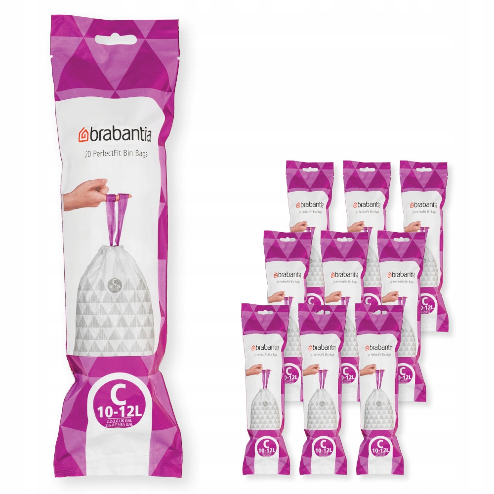 Brabantia Multipack Pytle na odpadky velikost C 10-12 l 200 ks