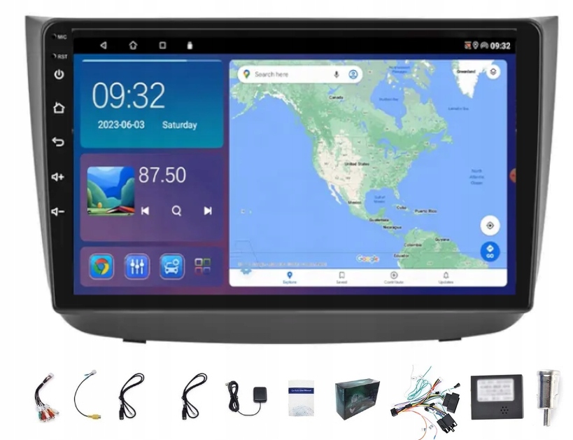 Rádio Gps Mercedes Vito 10-15 Viano 2004-2011 Carplay Android Auto 2GB 64GB