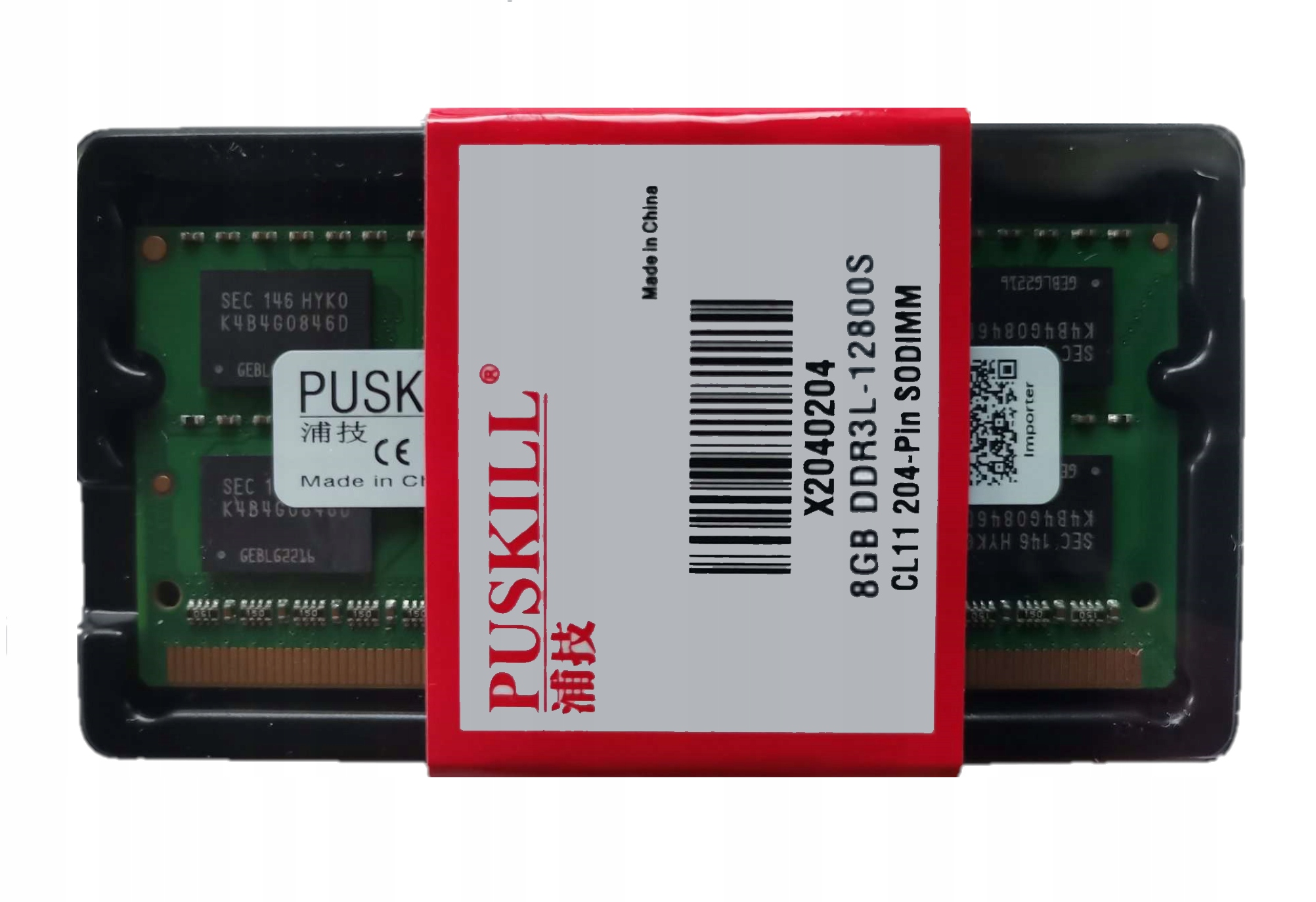 

Pamięć Ram Samsung IC DDR3L 8GB 1,35V do laptopa