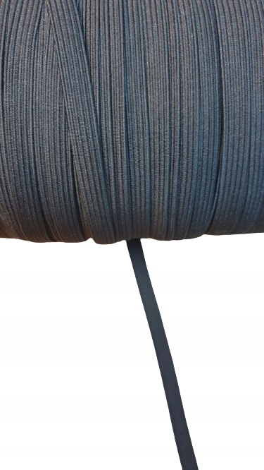 Guma pletená 7mm /op=100mb/ Černá