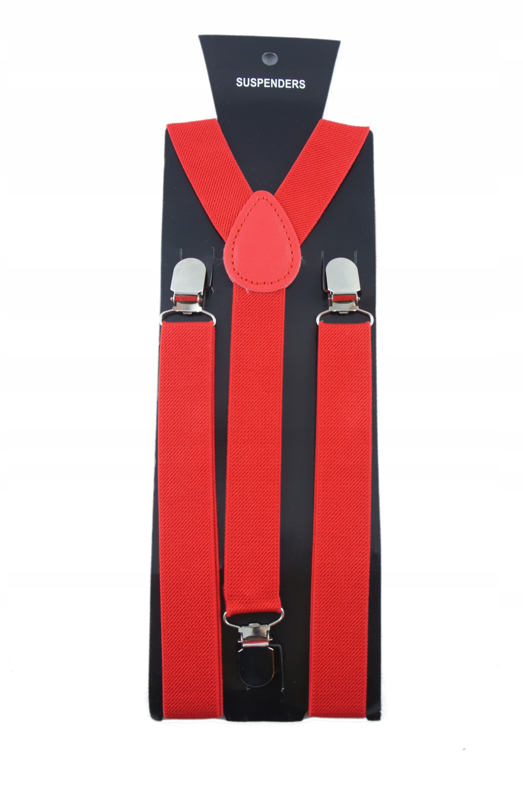 

Czerwone szelki Gładkie 120-200cm Wzrostu Męskie
