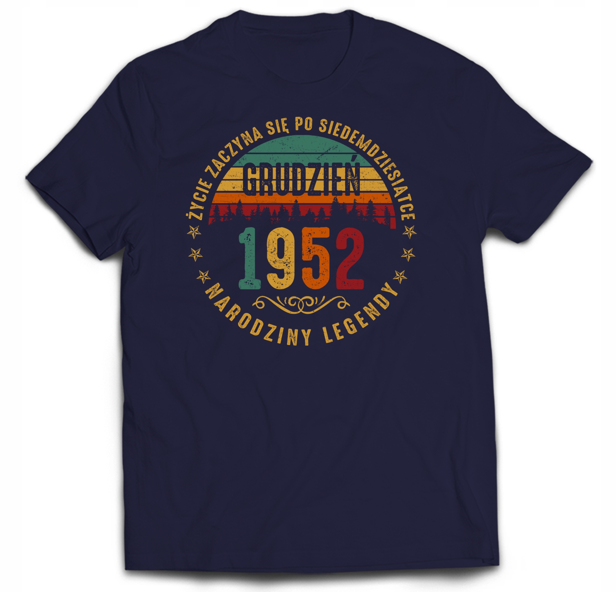

Koszulka Na 70 Urodziny Sunset Grudzień 1952 XL