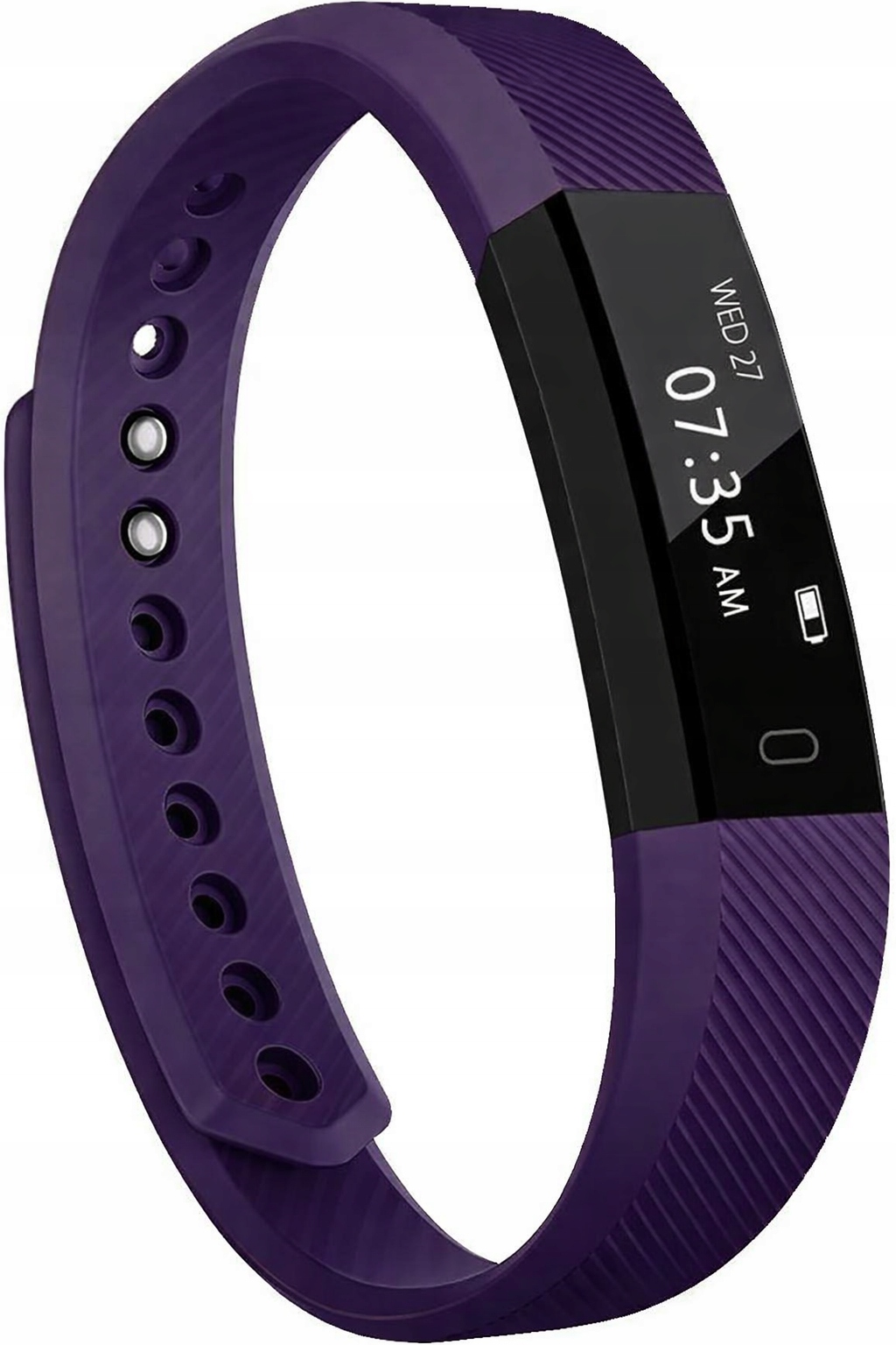 Smartband Toobur ID115 opaska fitness krokomierz sen kalorie Fioletowy