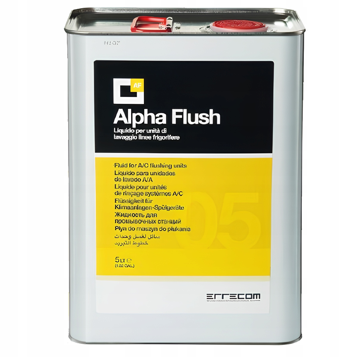 Alpha Flush čistiaci prostriedok na oplachovanie klimatizačných systémov Errecom 5 l
