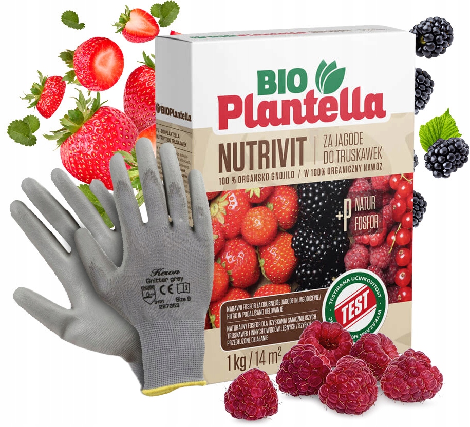 

Eko Nawóz Do Truskawek Malin Porzeczek Bio 1KG