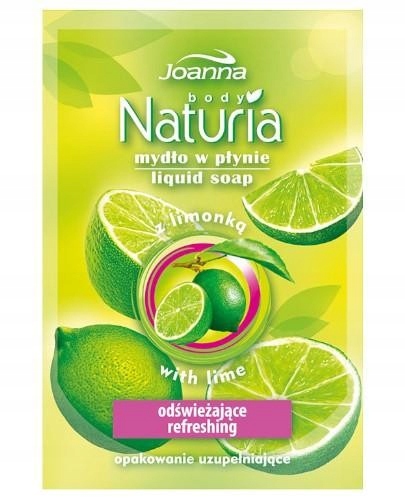 

Joanna Naturia mydło w płynie Limonka zapas 300 ml