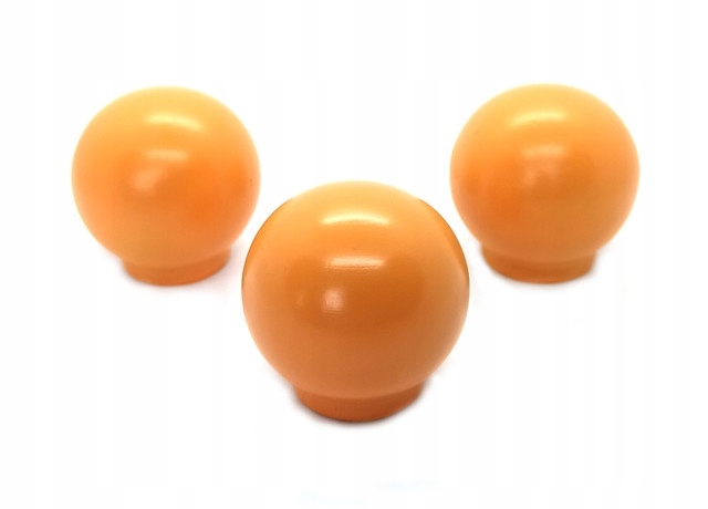 UCHWYT MEBLOWY GAŁKA DREWNIANA KULKA POMARAŃCZ ZESTAW 3 SZT Marka IWMAR