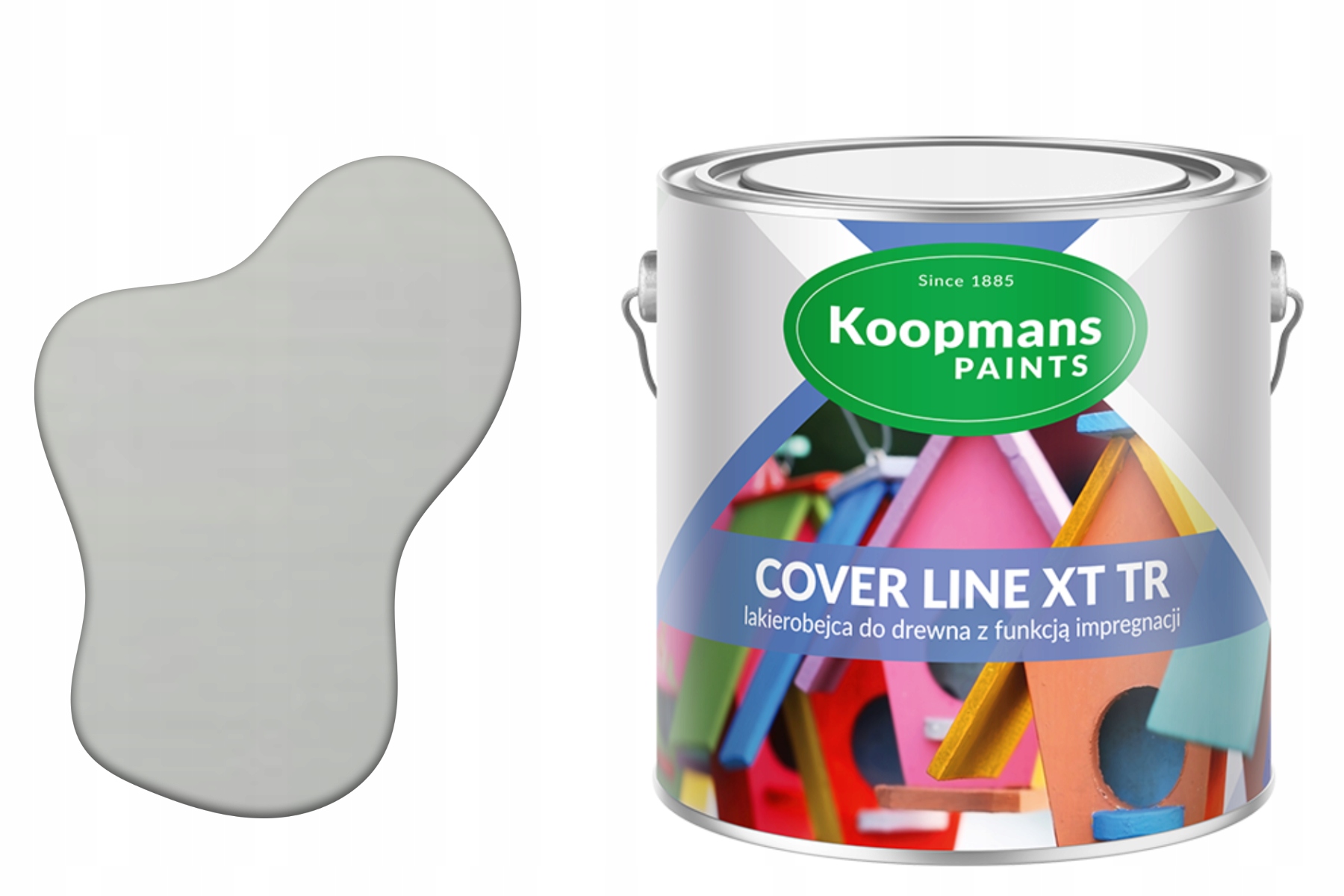 Lakierobejca Cover Line Xt 1 šedý holub 1 l