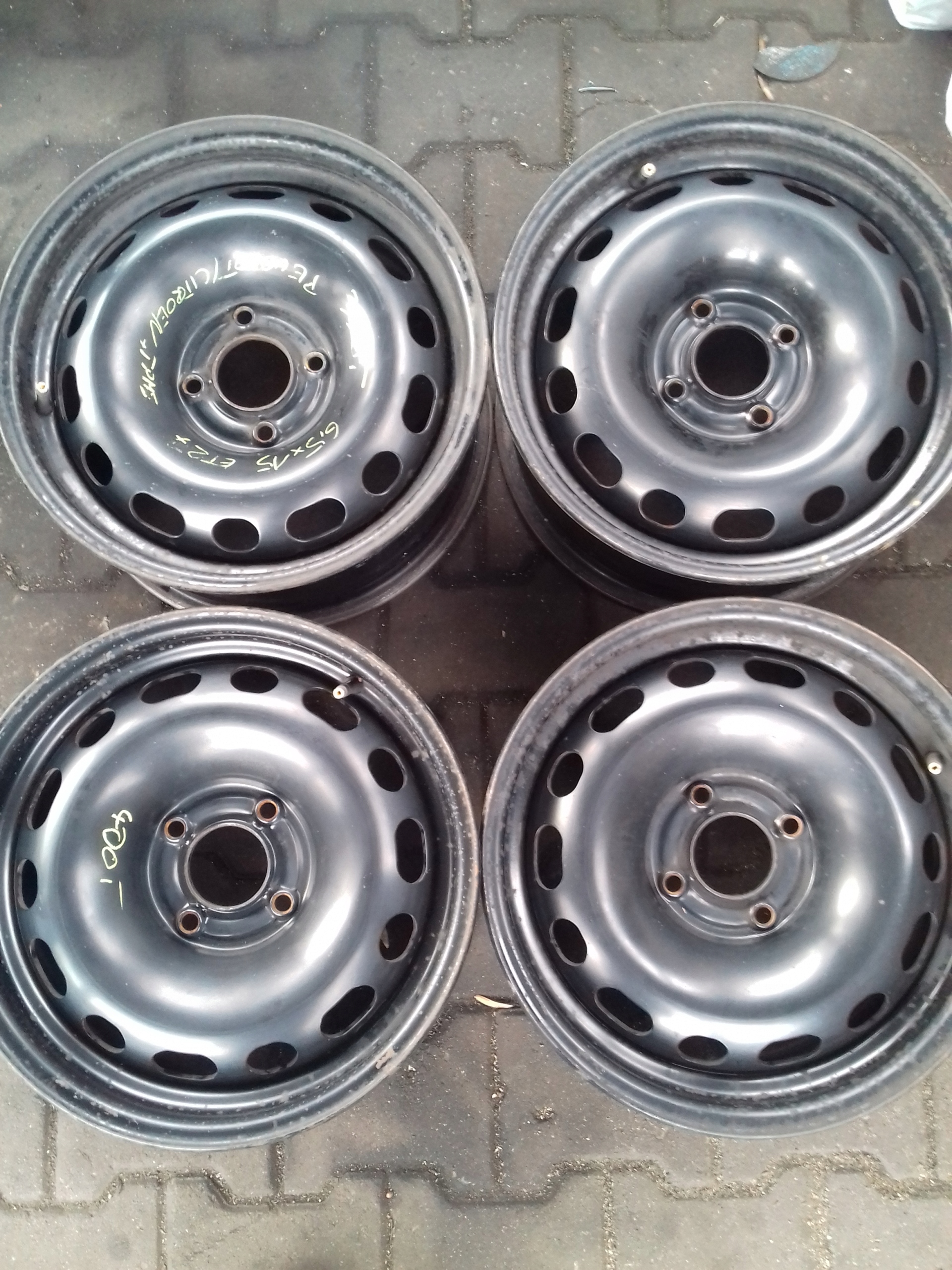 FELGI 6 5X15 ET27 CITROEN C3 C4 PEUGEOT 307 TPMS