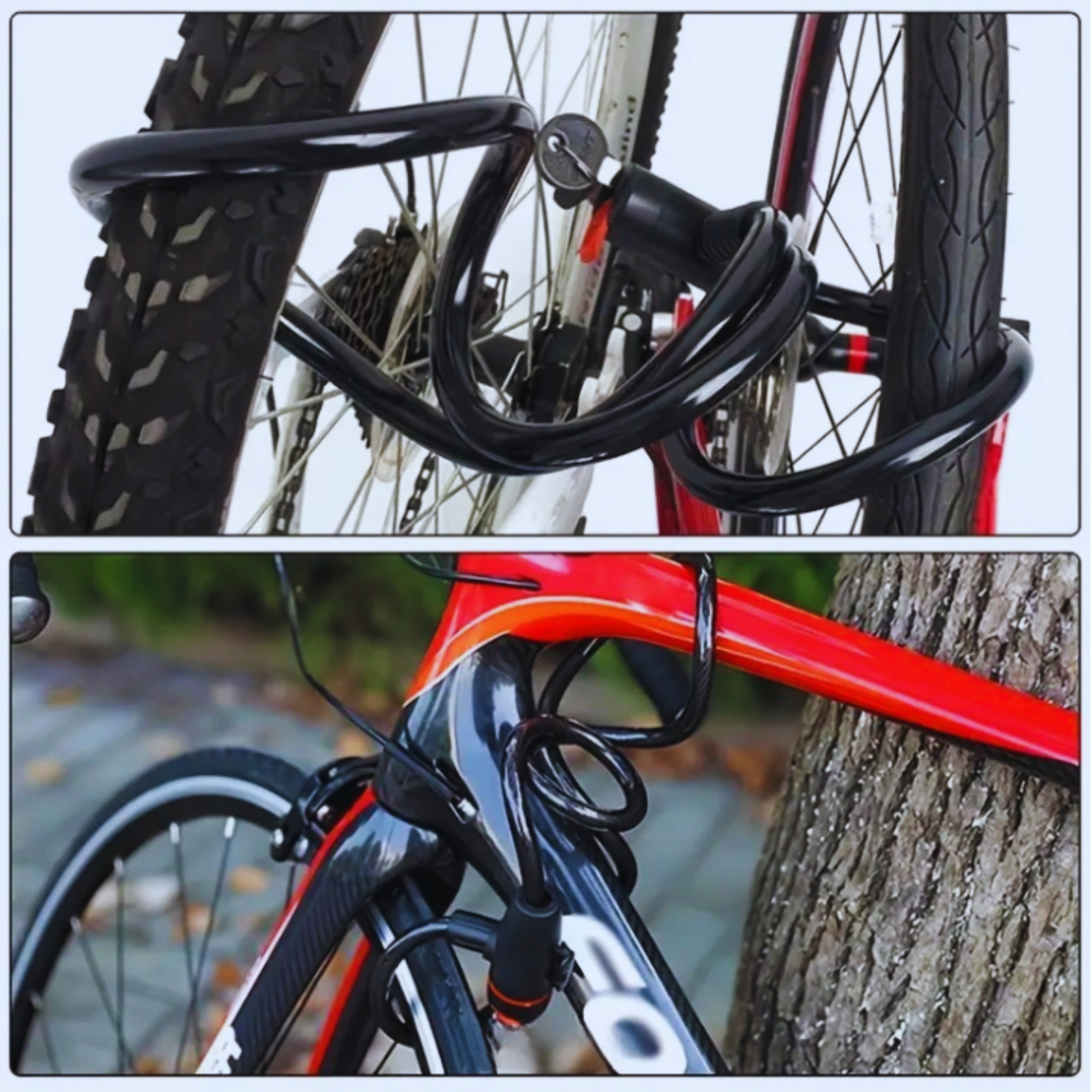 ZAPIĘCIE ROWEROWE BLOKADA ZABEZPIECZENIE DO ROWERU LINKA ZAMEK ŁAŃCUCH Kod producenta Z0739