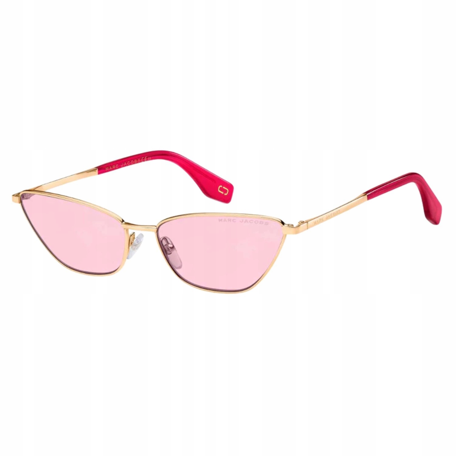 Dámské sluneční brýle Marc Jacobs zlaté růžové pouzdro UV400 kat 1