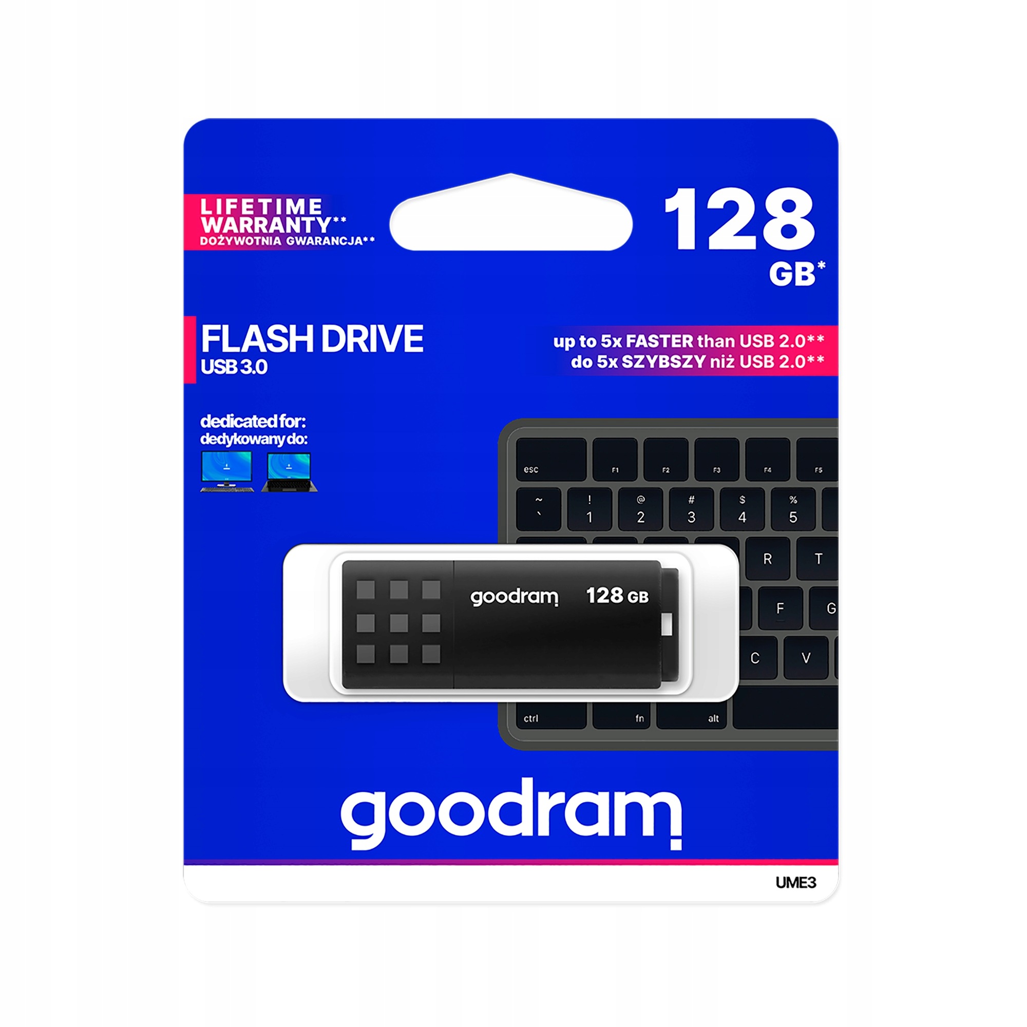 Pendrive Goodram 128 Gb Usb 3.0 UME3 czarny