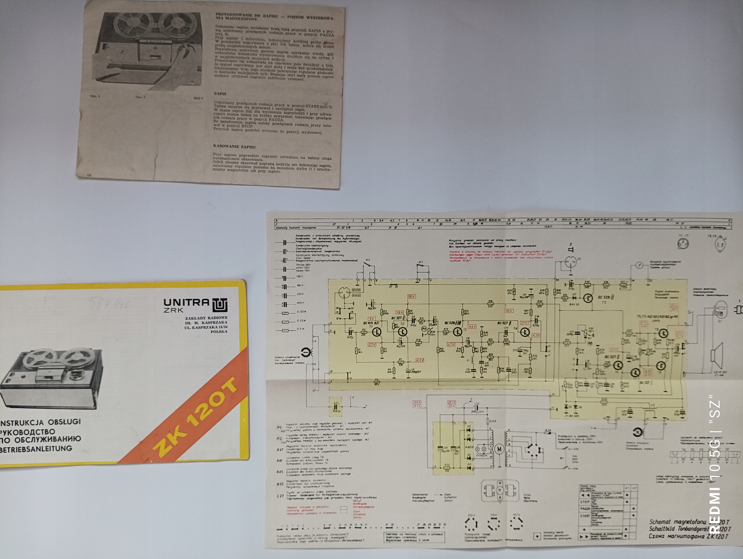 ZK 140T - instrukcja obsługi + schemat