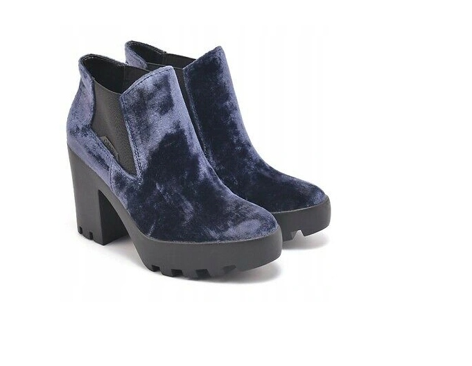 Calvin Klein Jeans Kotníkové Boty Sandy Velvet 40 3K3G3* 40 3K3