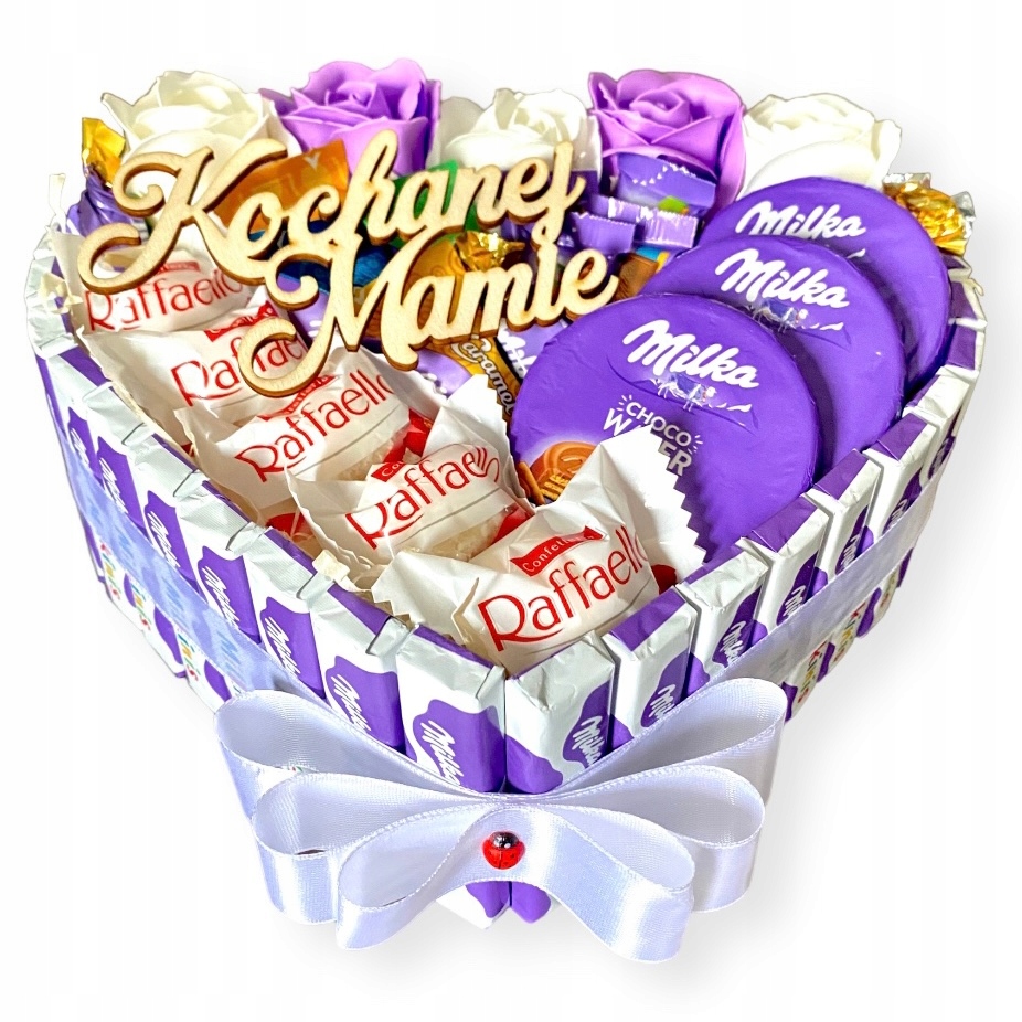 

Tort Milka na Dzień Matki Mamy Zestaw box