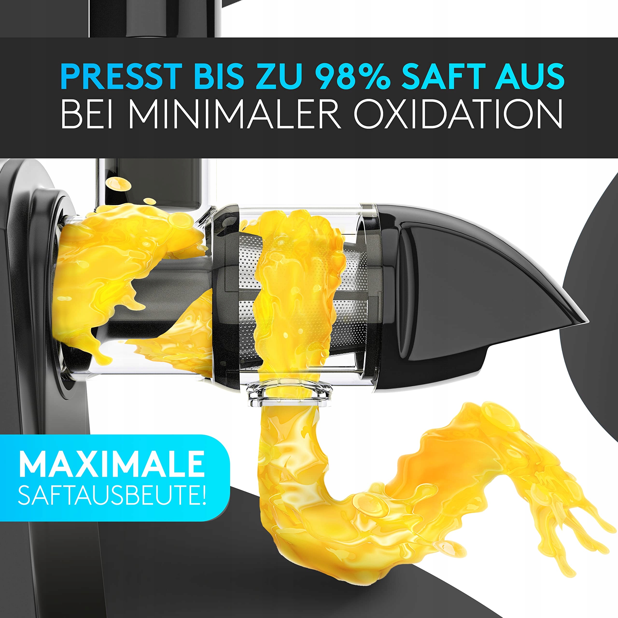 Vandenberg – Slow Juicer – sokowirówka do warzyw i owoców 150 W — miniatura 4