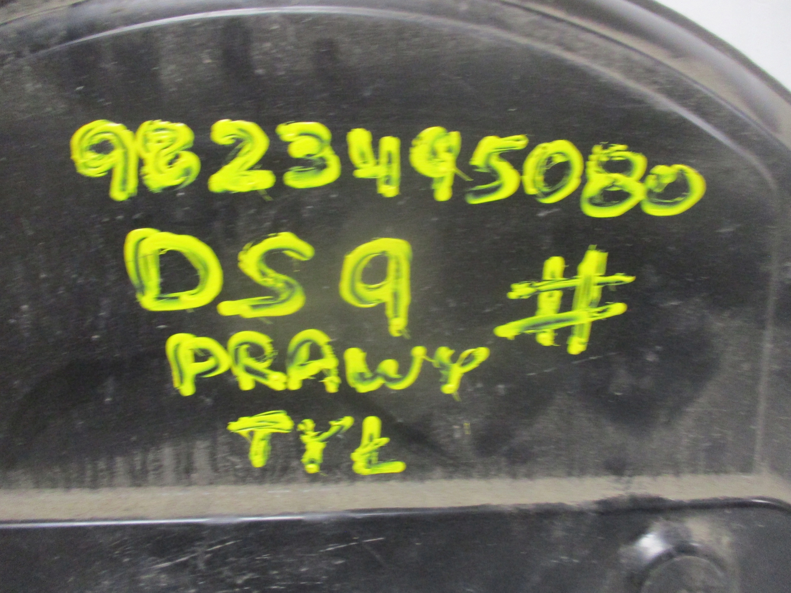 mudguard Citroen DS9 rear. 9823495180 9823495080