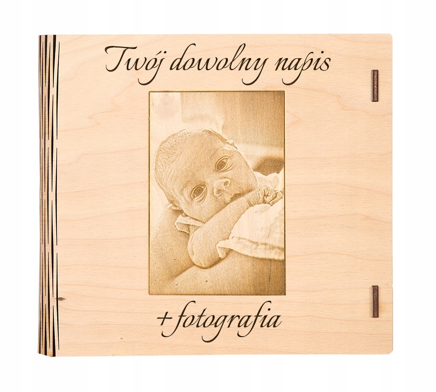 

Drewniane pudełko na zdjęcia15x15 Twój Napis +foto