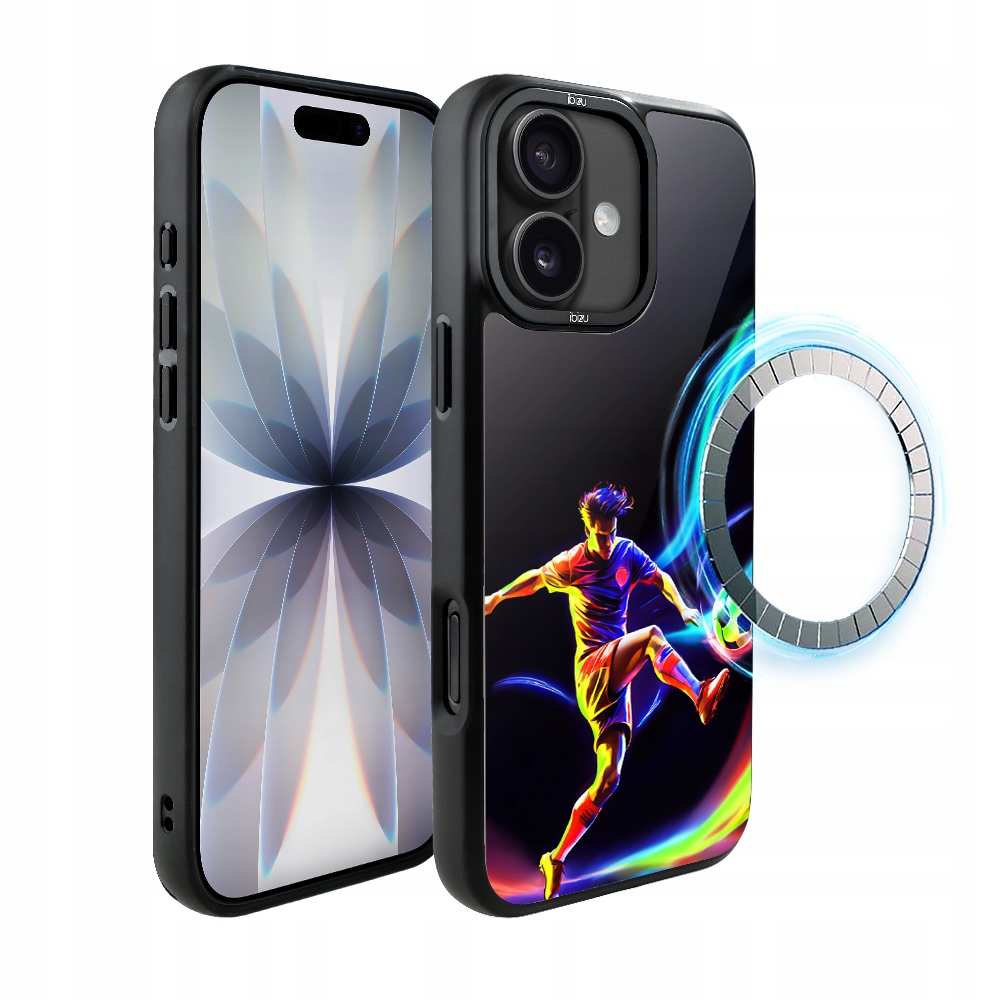 Pouzdro pro iPhone 17 Ibizu DropGuard Matt s MagSafe v rytmu fotbalu