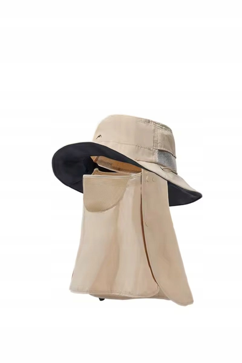 Kapelusz turystyczny Naturehike Full Protective Brimmed Hat beżowy M