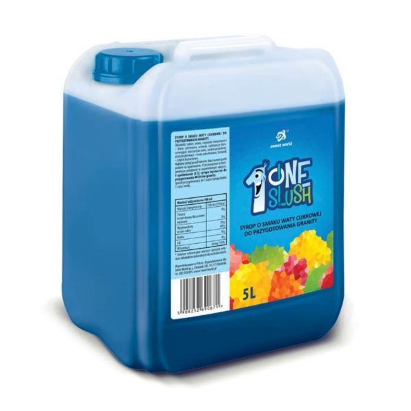 Levně Sirup do žuly s příchutí cukrové vaty 5 l Koncentrát 7:1