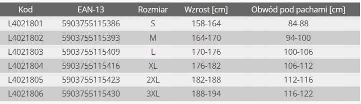KOSZULKA T-SHIRT CIEMNO-SZARA 180G/M2 M LAHTIPRO Rodzaj t-shirt