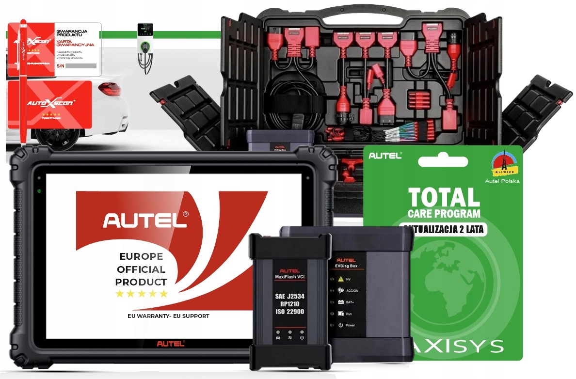 Autel MaxiSYS MS909 Ev Oficiálna Distribúcia Autel Poľsko! 2 Roky Akt!