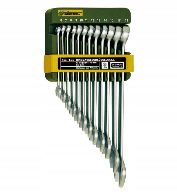 Proxxon SlimLine zestaw kluczy płasko-oczkowych 12 szt. 23820-Zdjęcie-0