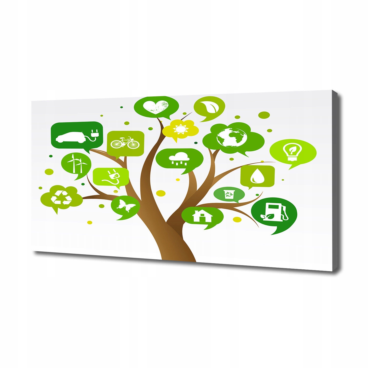 

Foto obraz na płótnie Ekologiczne drzewo 140x70 cm