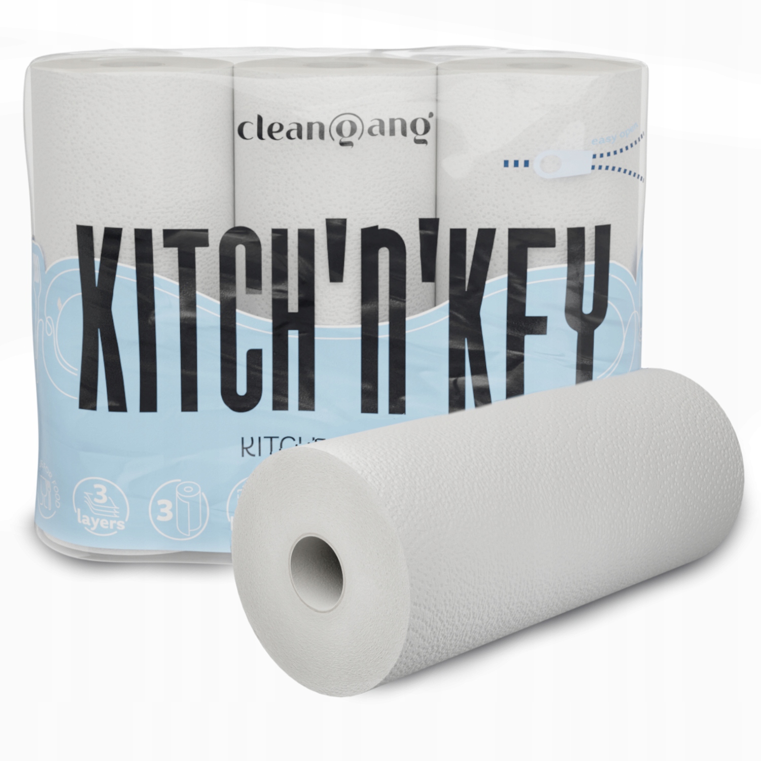 

Ręcznik papierowy kuchenny 3-warstwowy 3 szt.